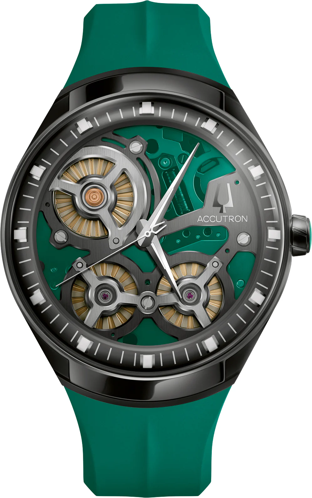 Accutron DNA Casino Green Limited Edition Watch D