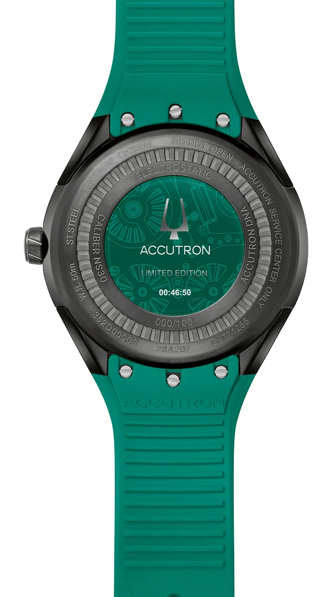 Accutron DNA Casino Green Limited Edition Watch D - Image 2