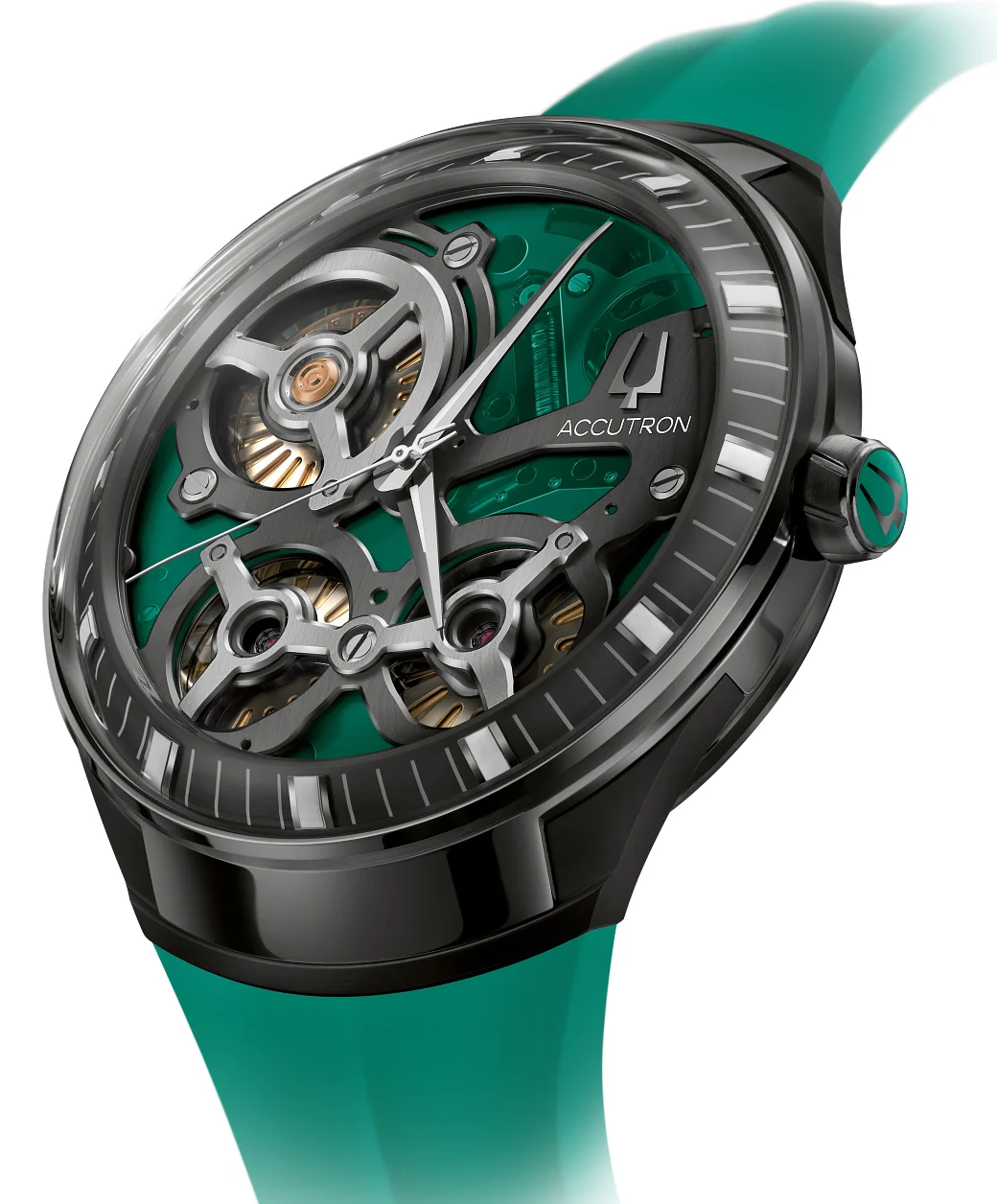 Accutron DNA Casino Green Limited Edition Watch D - Image 3