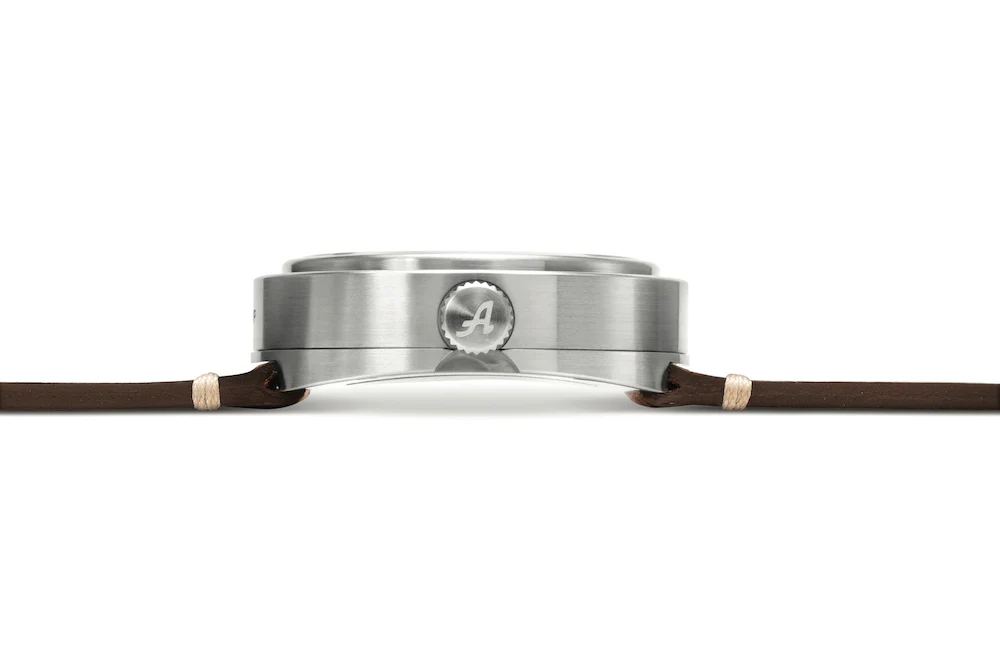 Allemano Watch GMT Antique White Brushed Case - Image 4