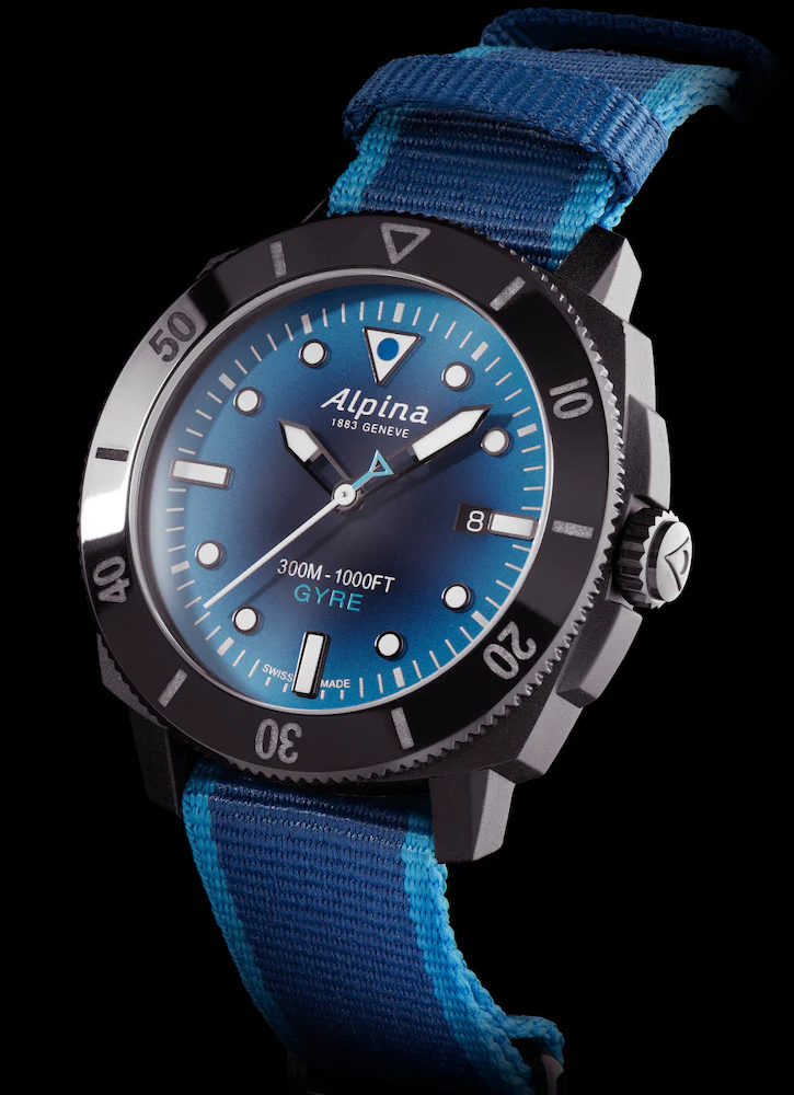Alpina Seastrong Diver Gyre Smoked Blue Mens Watch D - Image 5