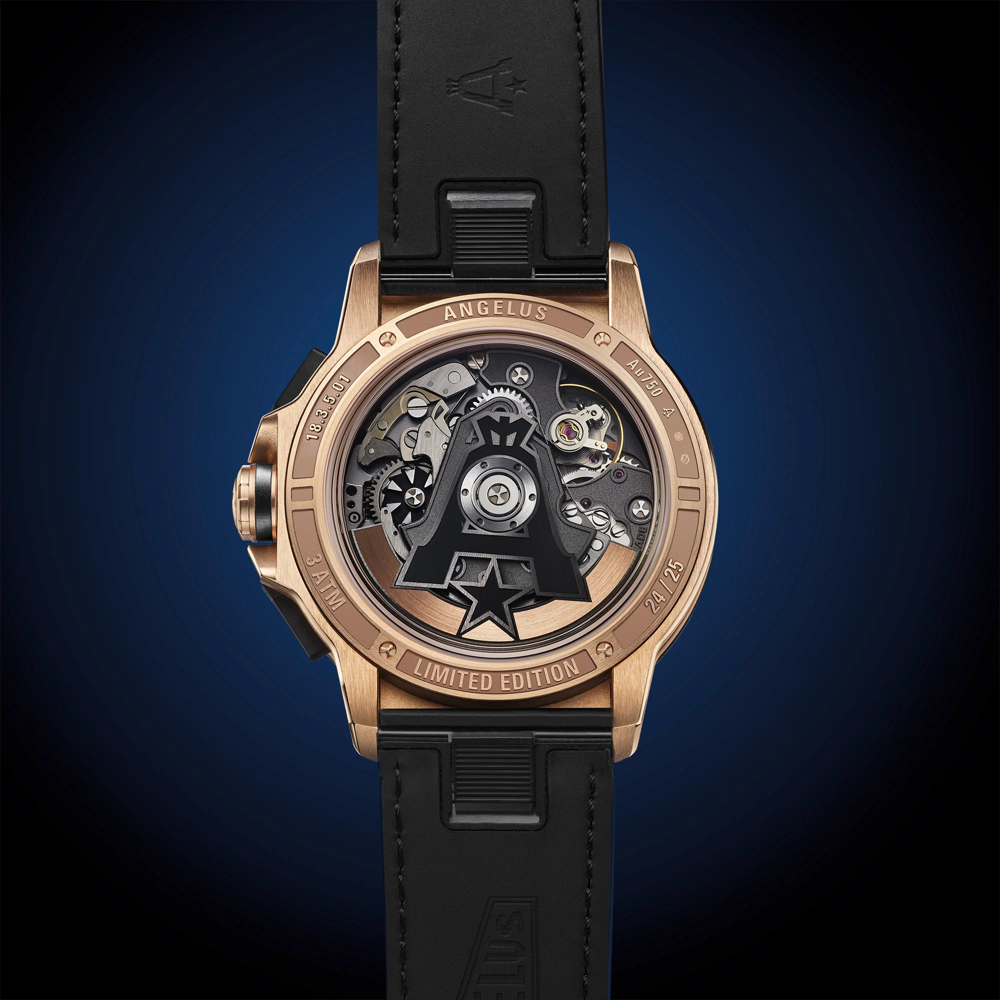 Angelus Watch Chronodate Gold Limited Edition - Image 4