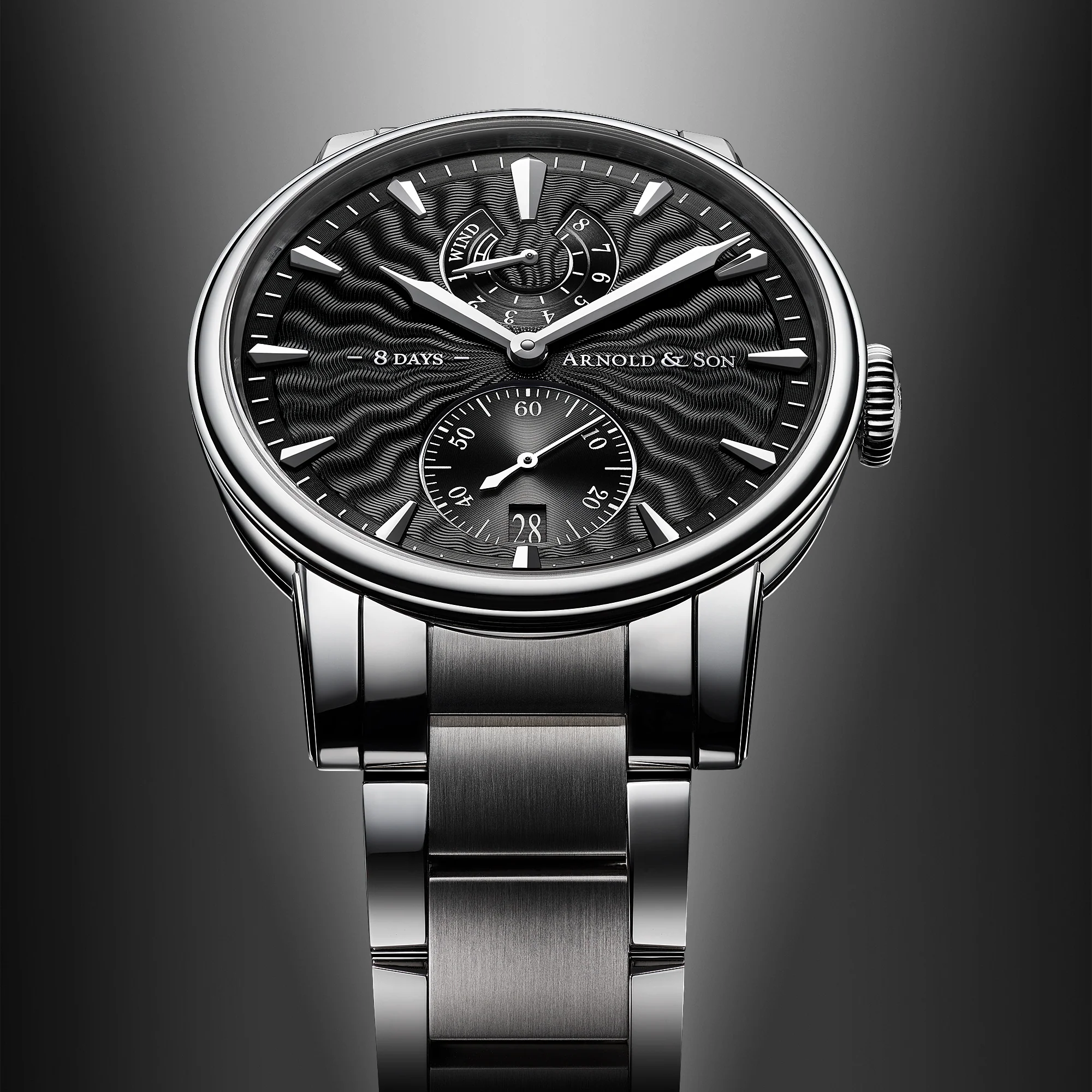 Arnold & Son Watch Eight-Day Royal Navy Black - Image 2