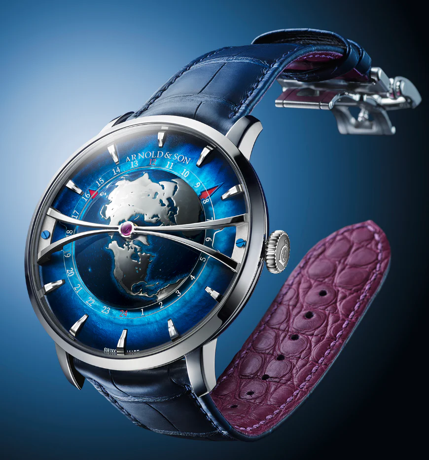 Arnold & Son Globetrotter Platinum Limited Edition Watch - Image 2