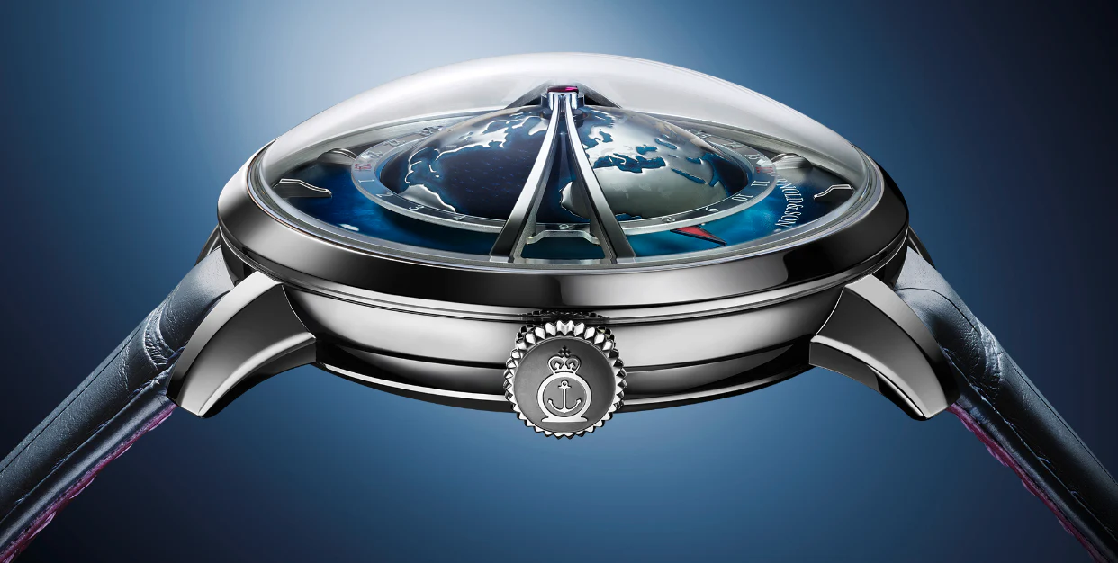 Arnold & Son Globetrotter Platinum Limited Edition Watch - Image 5