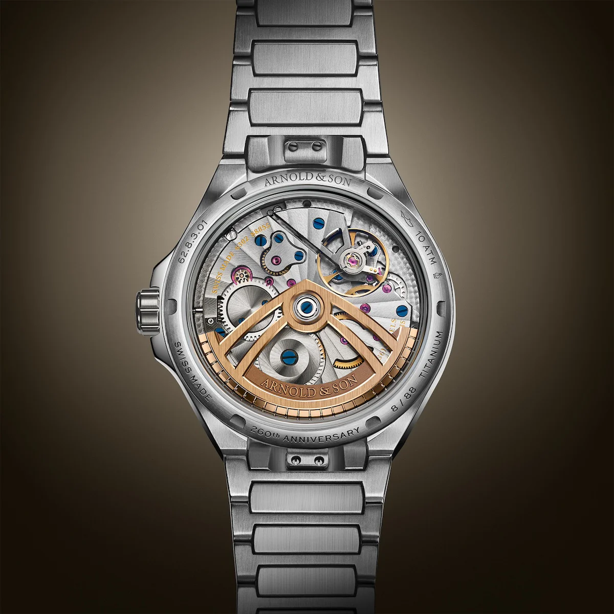 Arnold & Son Longitude Titanium Kingsand Gold Watch - Image 4