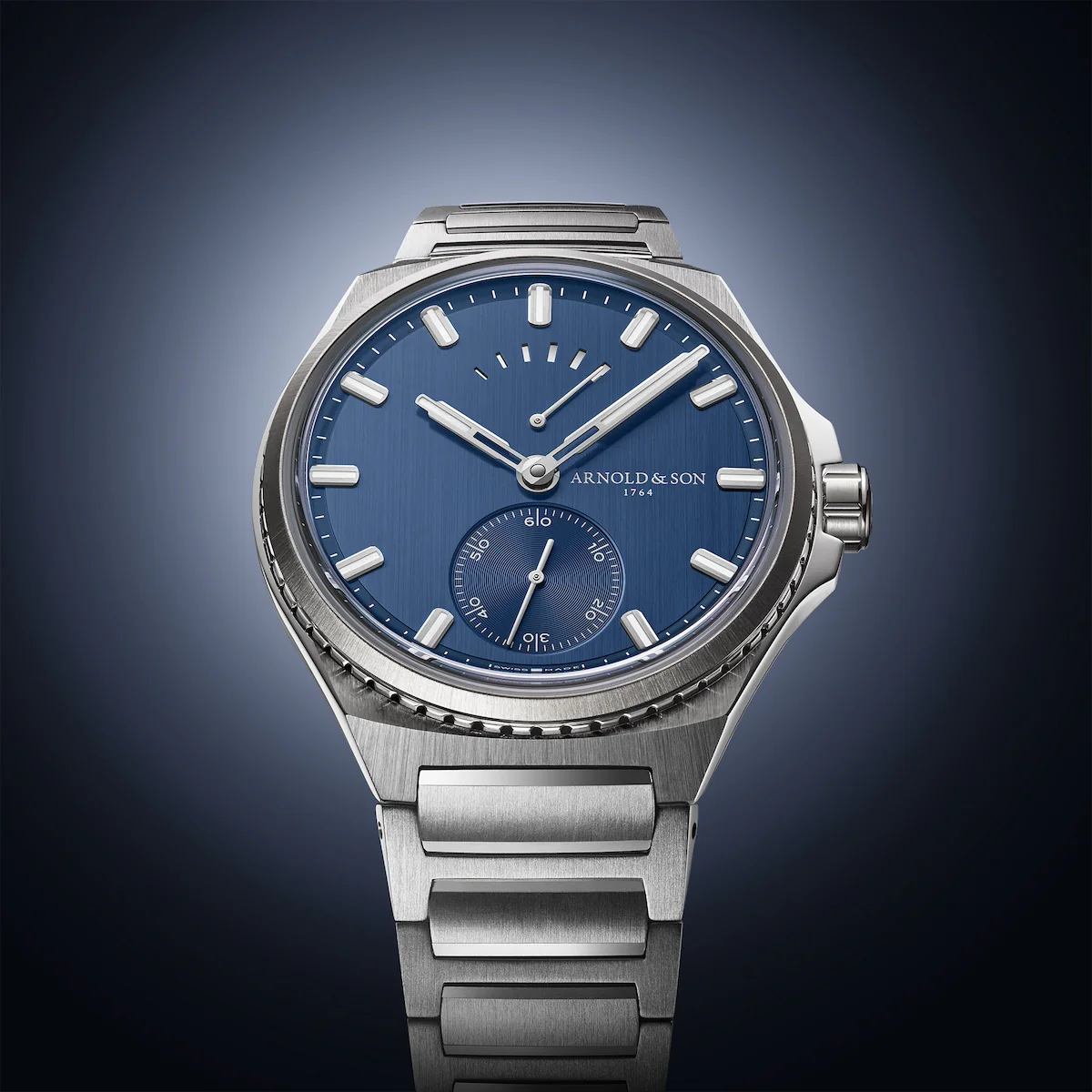 Arnold & Son Longitude Titanium Ocean Blue Watch - Image 3