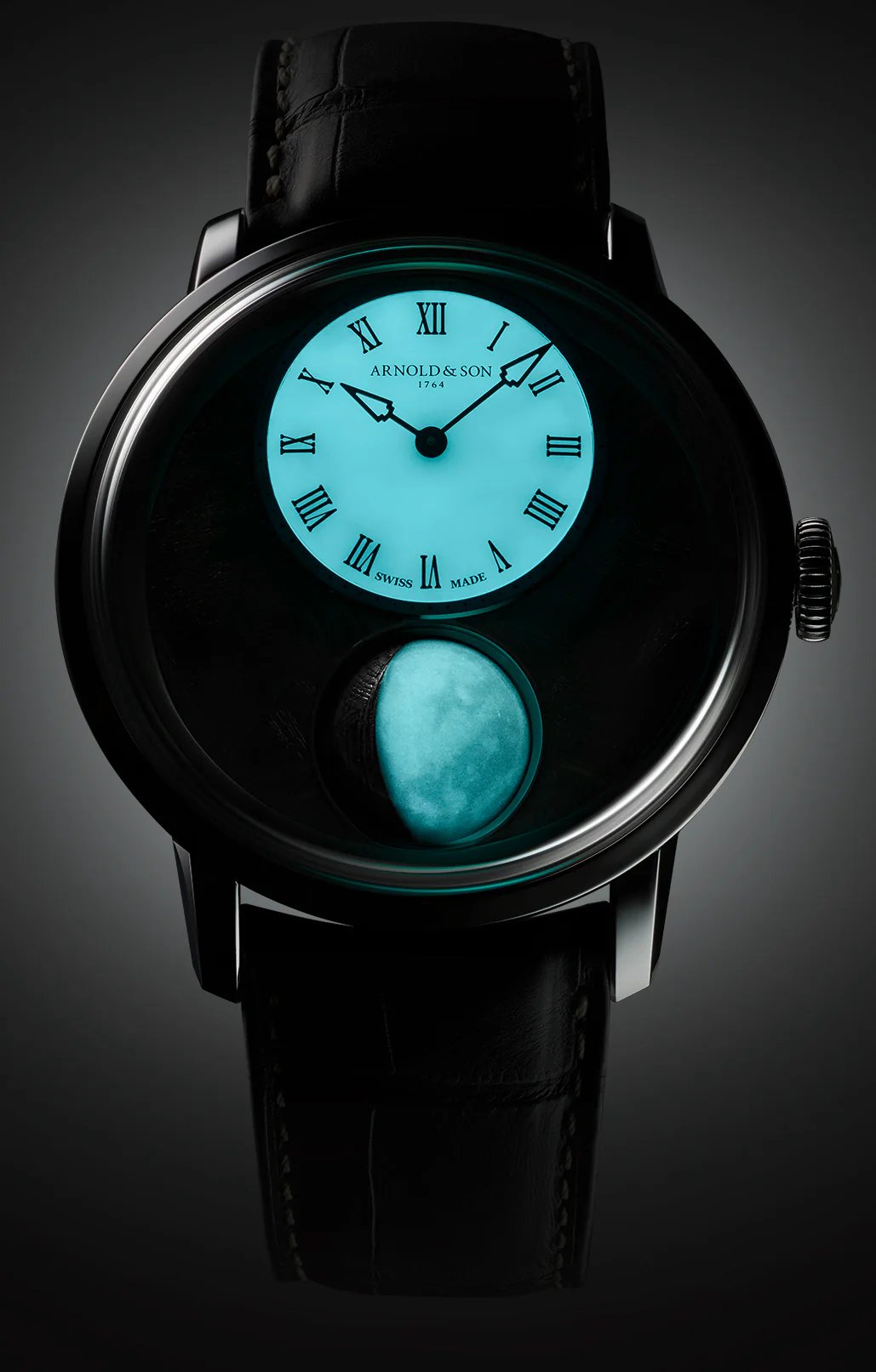 Arnold & Son Luna Magna Platinum Meteorite Limited Edition Watch - Image 3