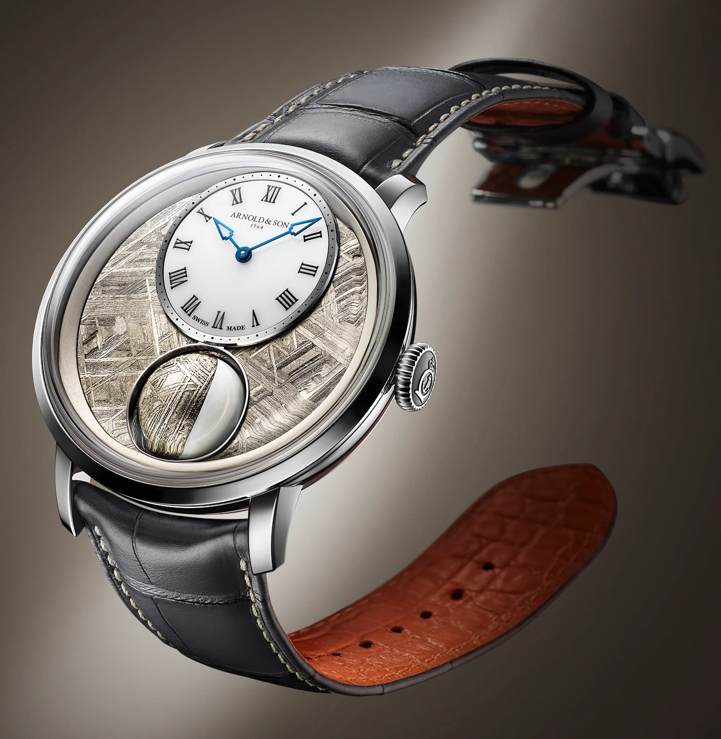 Arnold & Son Luna Magna Platinum Meteorite Limited Edition Watch - Image 4