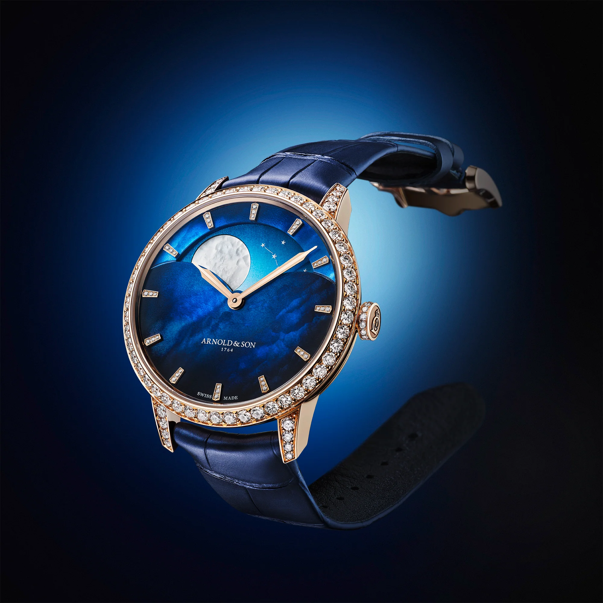 Arnold & Son Perpetual Moon 38 Rose Gold Watch - Image 3