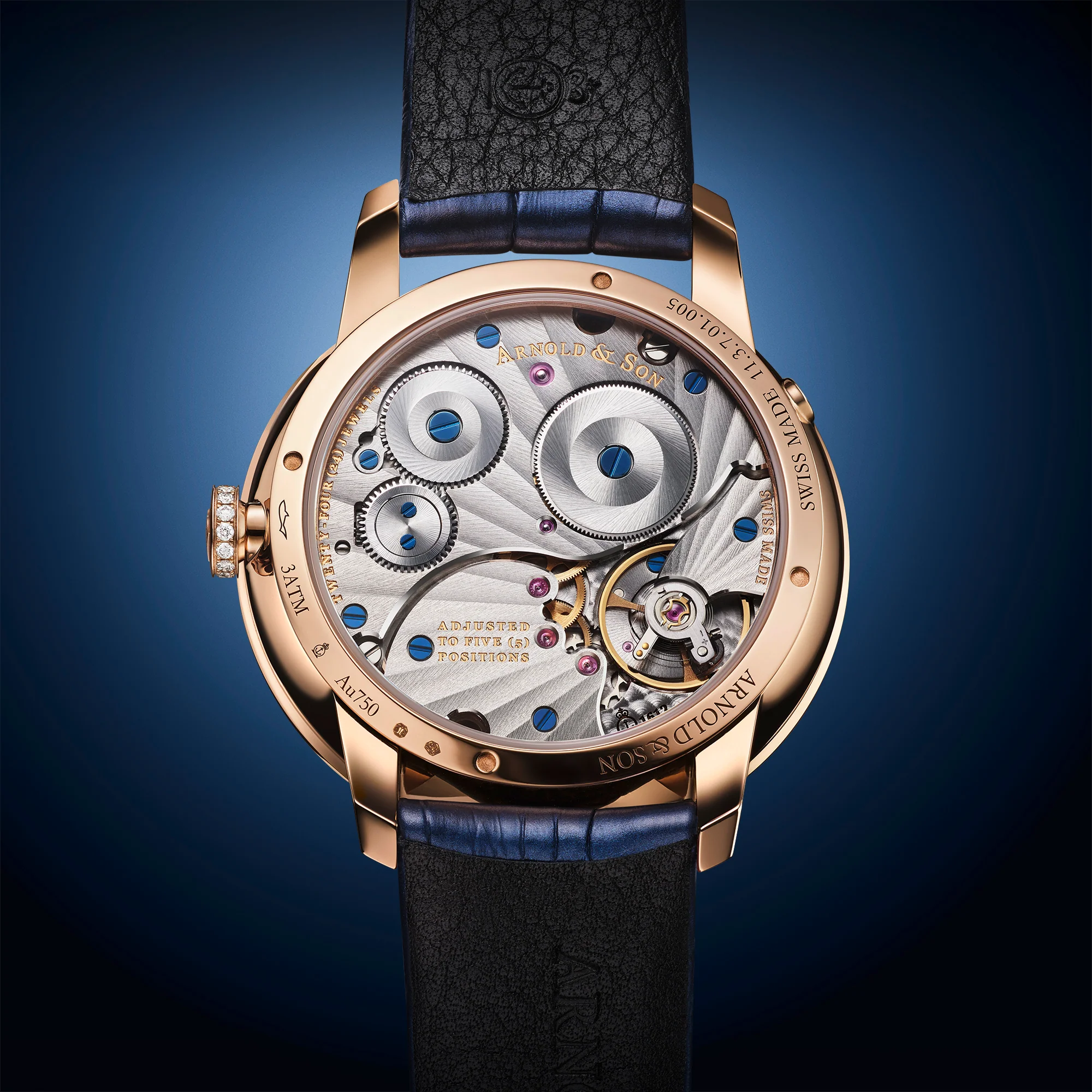 Arnold & Son Perpetual Moon 38 Rose Gold Watch - Image 4