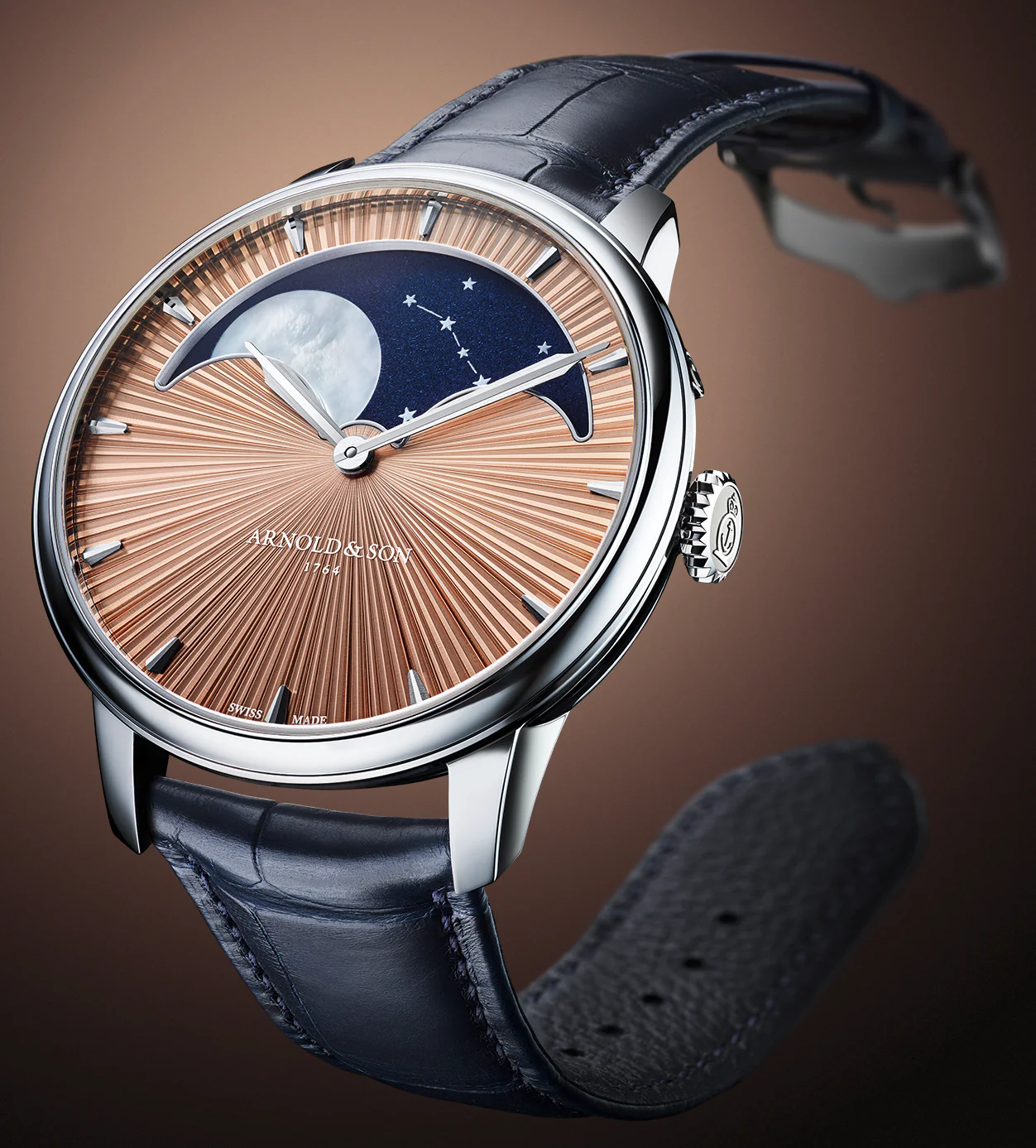 Arnold & Son Perpetual Moon 41.5 Platinum Limited Edition Watch - Image 3