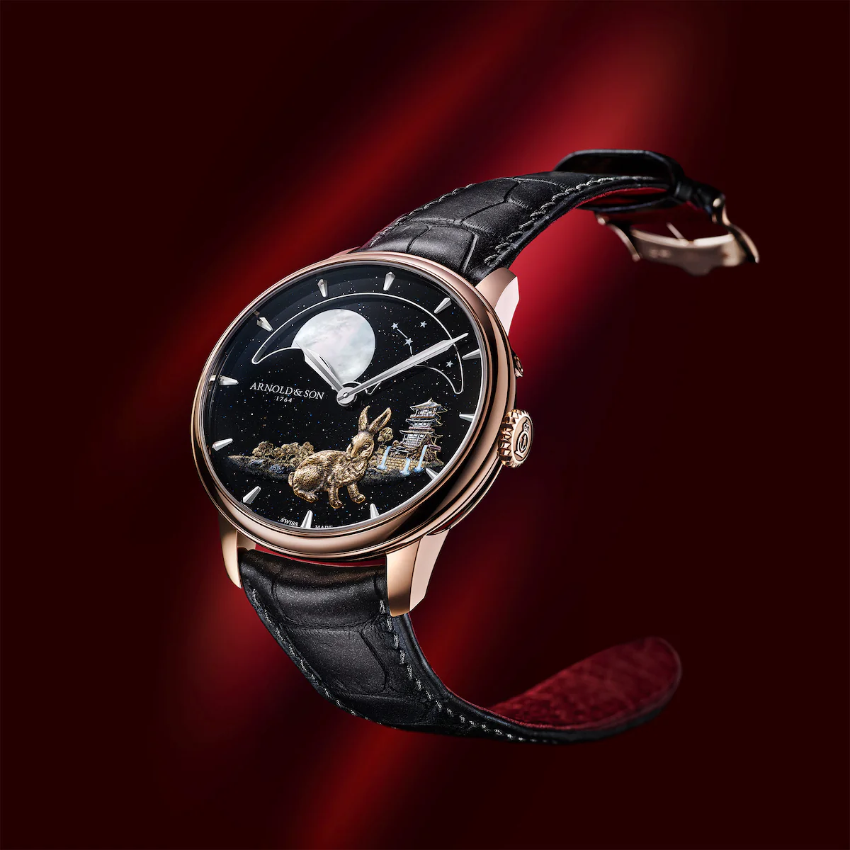 Arnold & Son Perpetual Moon Year of the Rabbit Limited Edition Watch - Image 2
