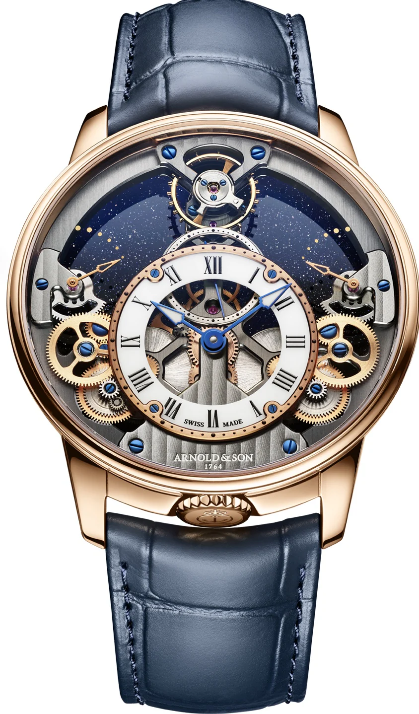 Arnold & Son Time Pyramid 42.5 Red Gold Watch