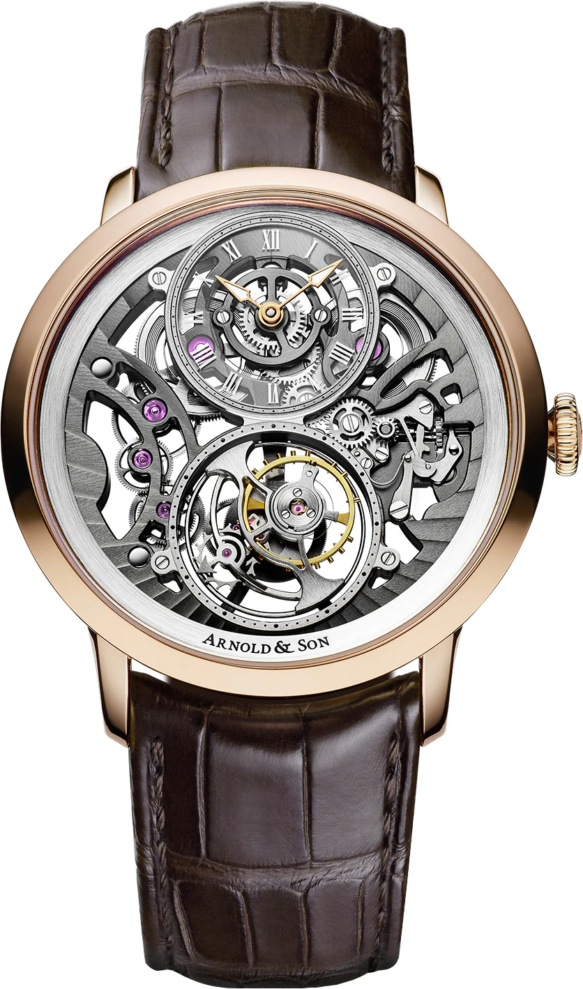 Arnold & Son Ultrathin Tourbillon Gold Skeleton Watch