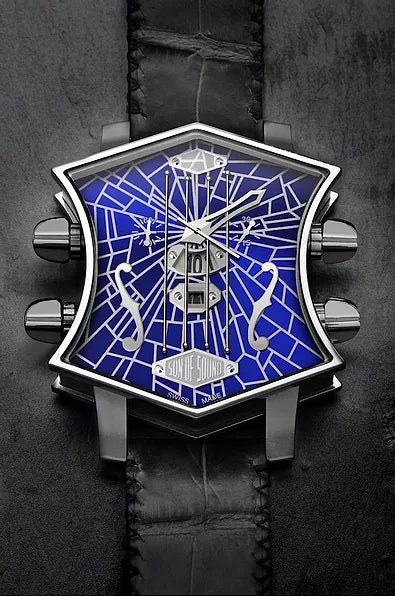 ArtyA Son of Sound Guitar Broken Glass Limited Edition Watch