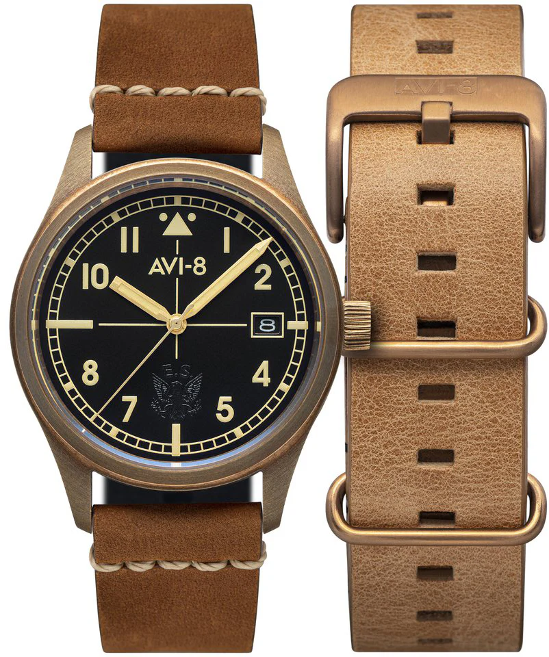 AVI-8 Watch Flyboy Eagle Squadron Bronze - Image 2