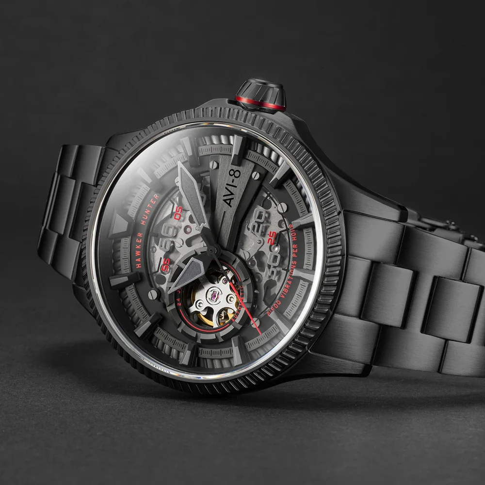 AVI-8 Watch Hawker Hunter Avon Automatic Black Arrows - Image 3