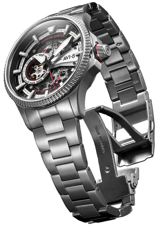 AVI-8 Watch Hawker Hunter Avon Automatic Diables Rouges - Image 2