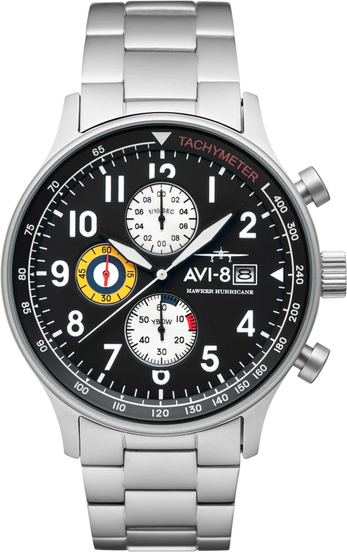 AVI-8 Watch Hawker Hurricane Panda Black