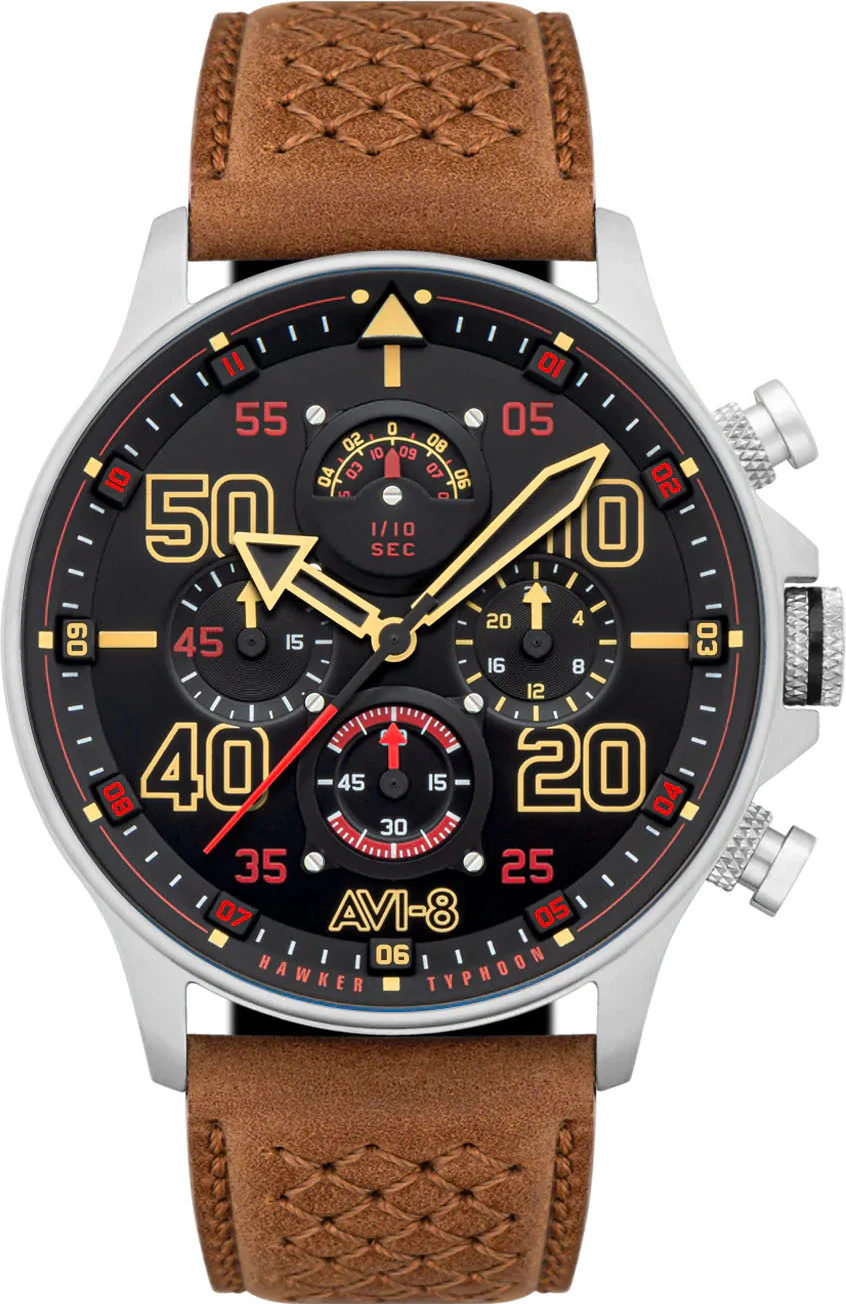 AVI-8 Watch Hawker Typhoon Johnson RB396 Sheila Chronograph Limited Edition
