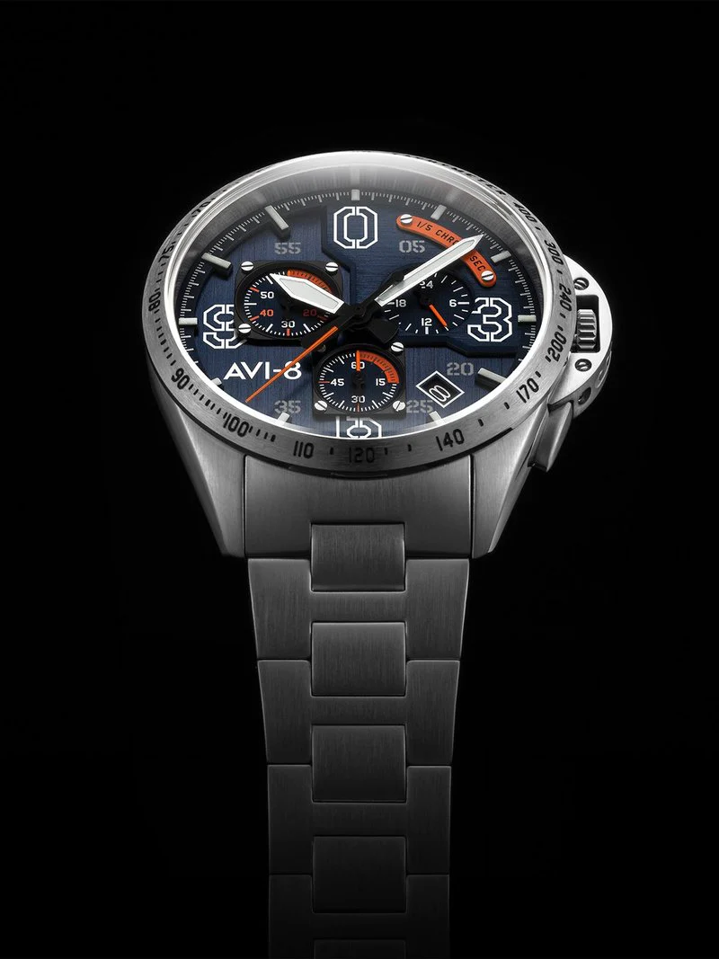 AVI-8 Watch P-51 Mustang Blakeslee Chronograph - Image 4