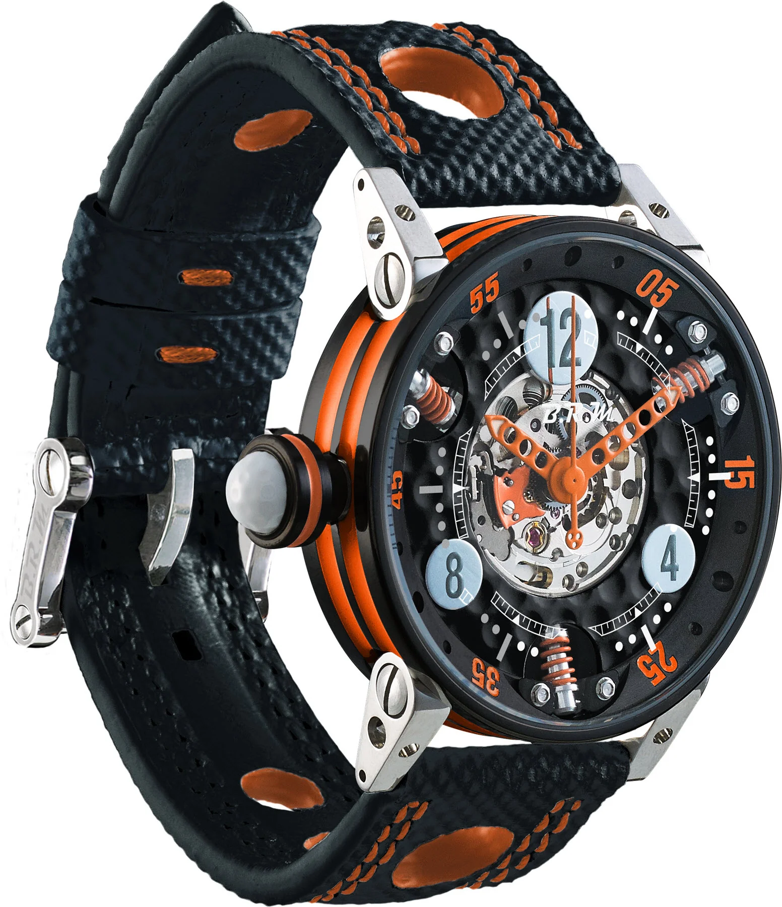 B.R.M Watch Golf Master Ladies Orange Hands