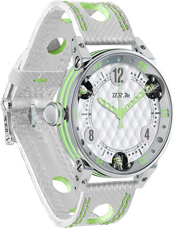 B.R.M Watch Golf Master Ladies Pale Green Hands