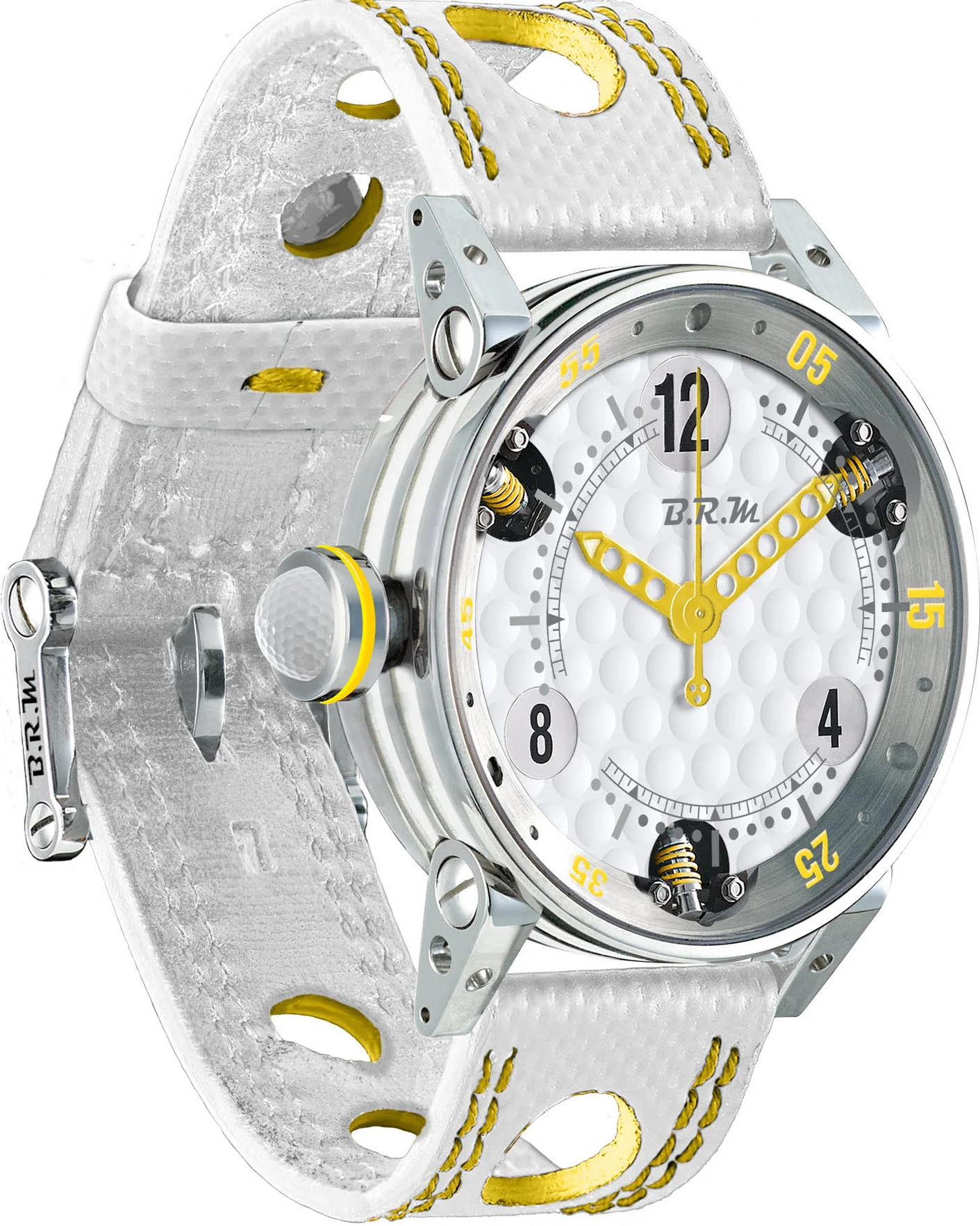 B.R.M Watch Golf Master Ladies Yellow Hands