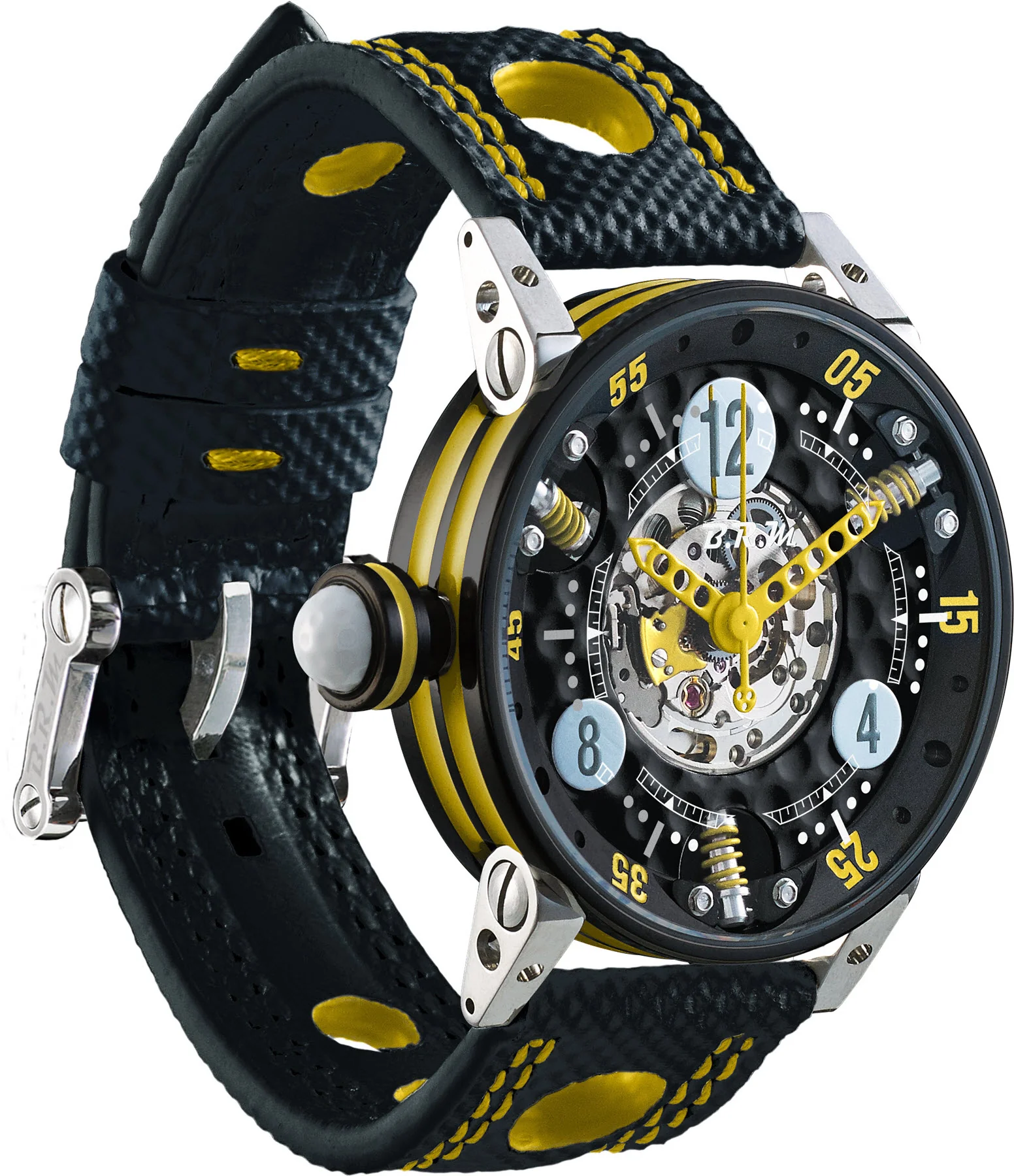 B.R.M Watch Golf Master Ladies Yellow Hands