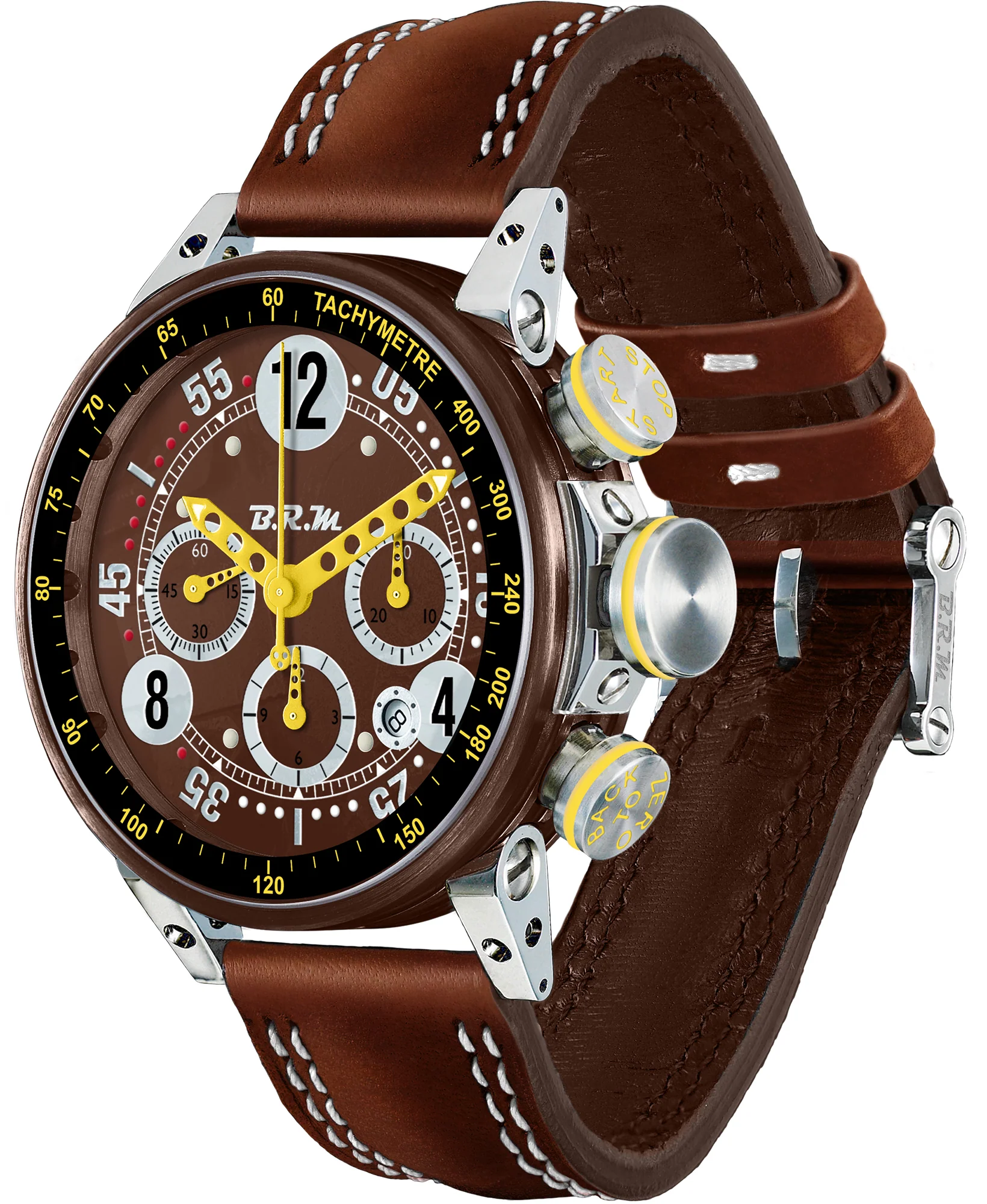 B.R.M. Watches V12-44 Chocolate Watch