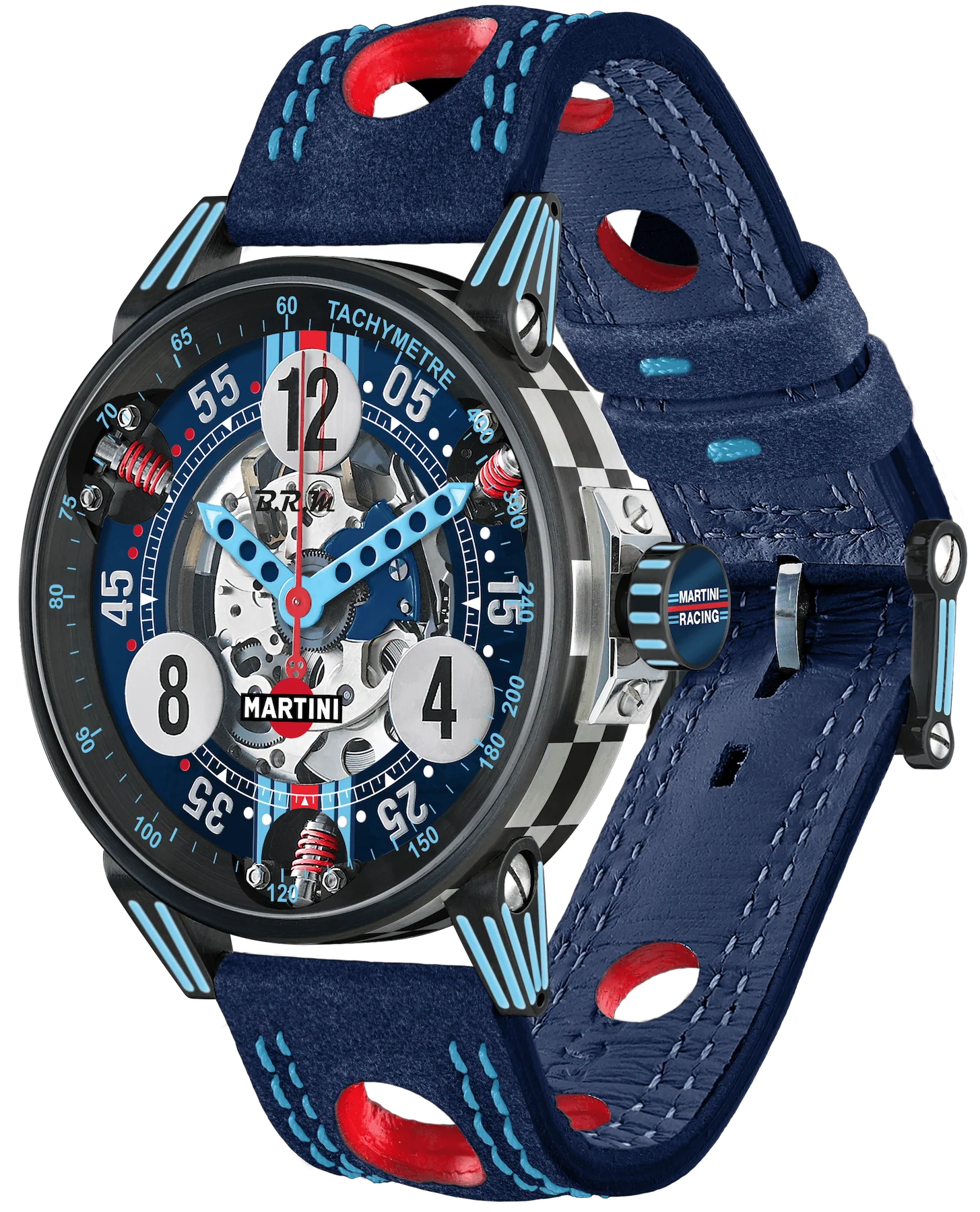 B.R.M. Watches V6-44 Martini Racing Skeleton Limited Edition Watch