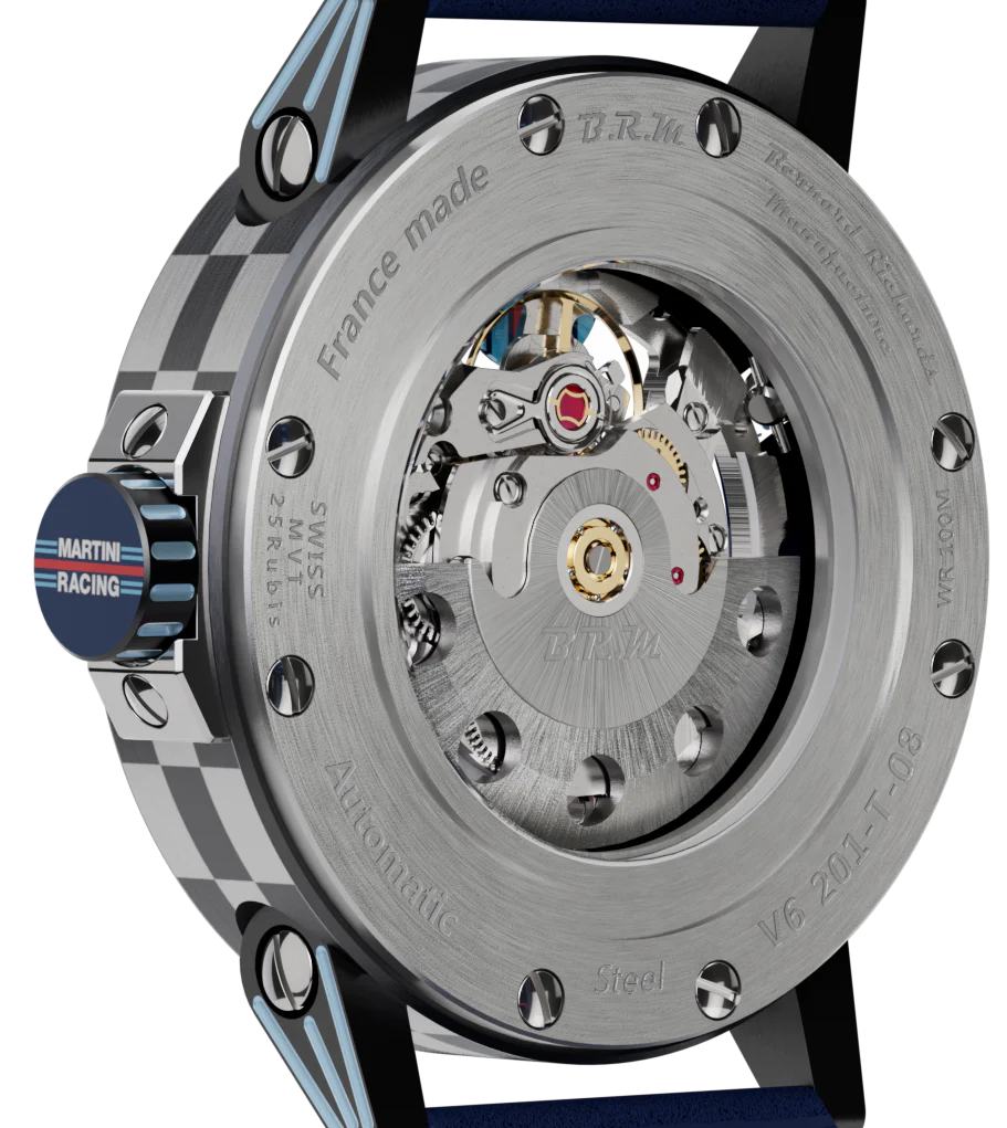 B.R.M. Watches V6-44 Martini Racing Skeleton Limited Edition Watch - Image 2