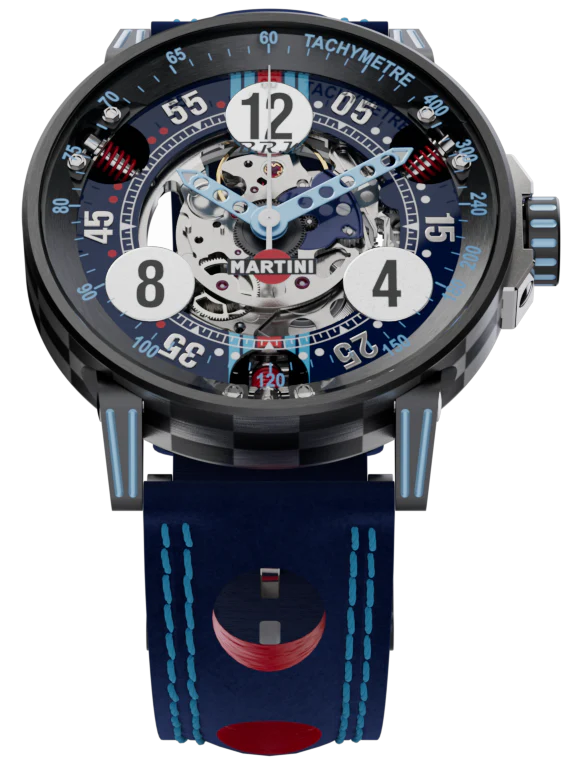 B.R.M. Watches V6-44 Martini Racing Skeleton Limited Edition Watch - Image 3