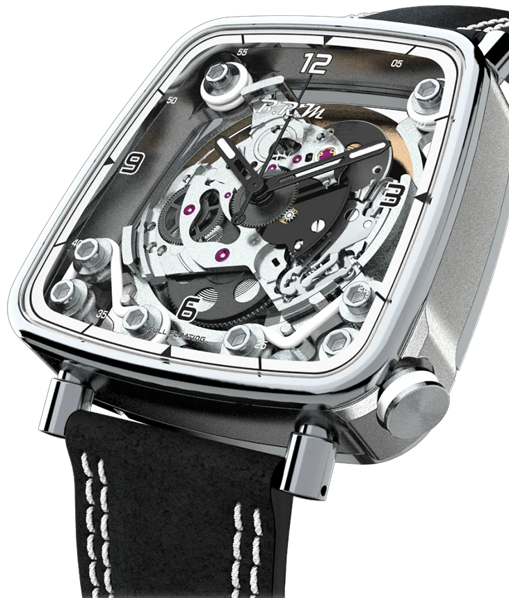B.R.M. Watches FF39-40 Grey Titanium Watch