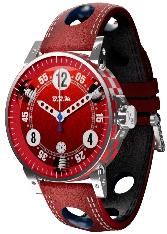B.R.M. Watches Racing V6-44-SA ColorDrive Red Watch