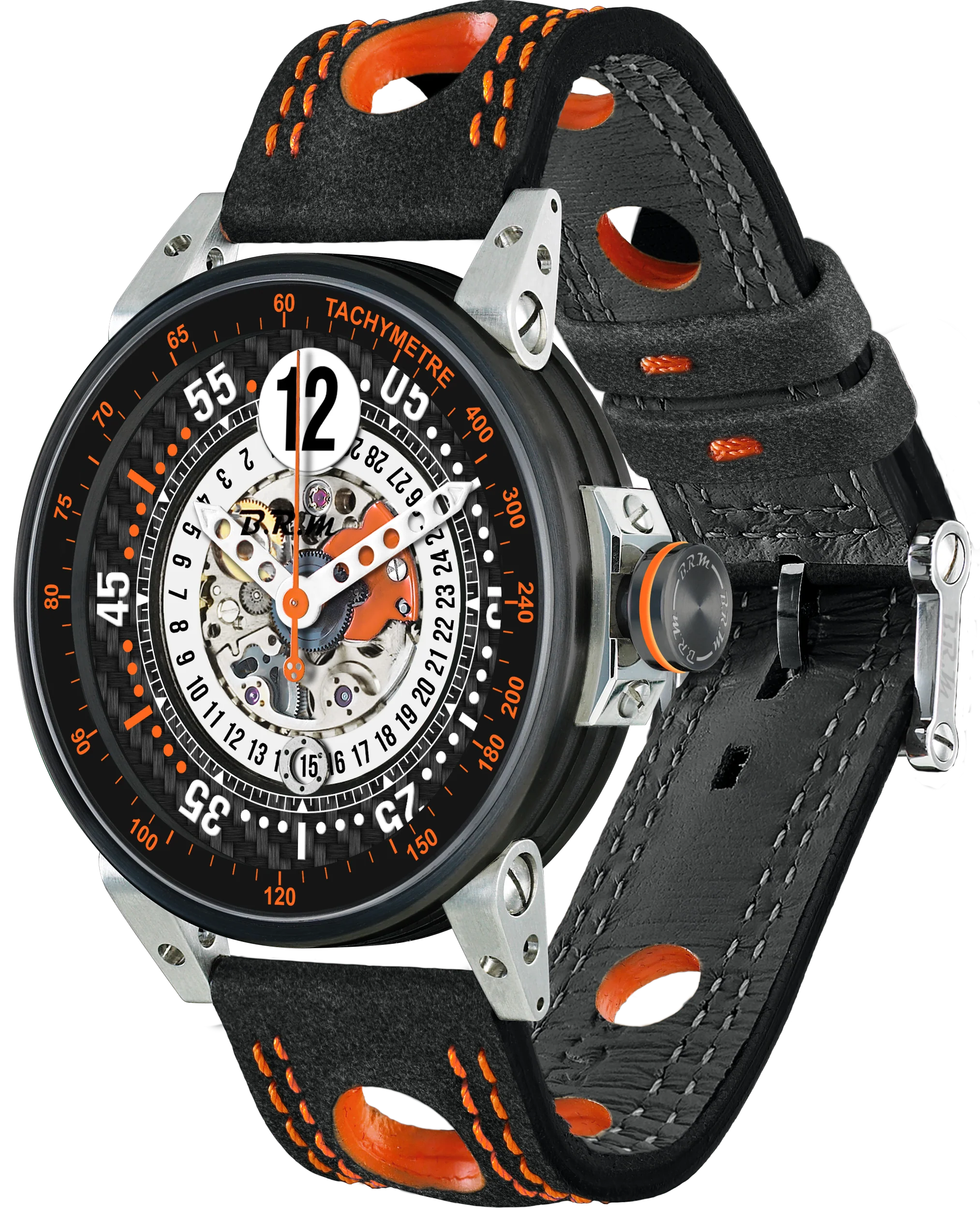 B.R.M. Watches V6-44 Touring Orange Watch