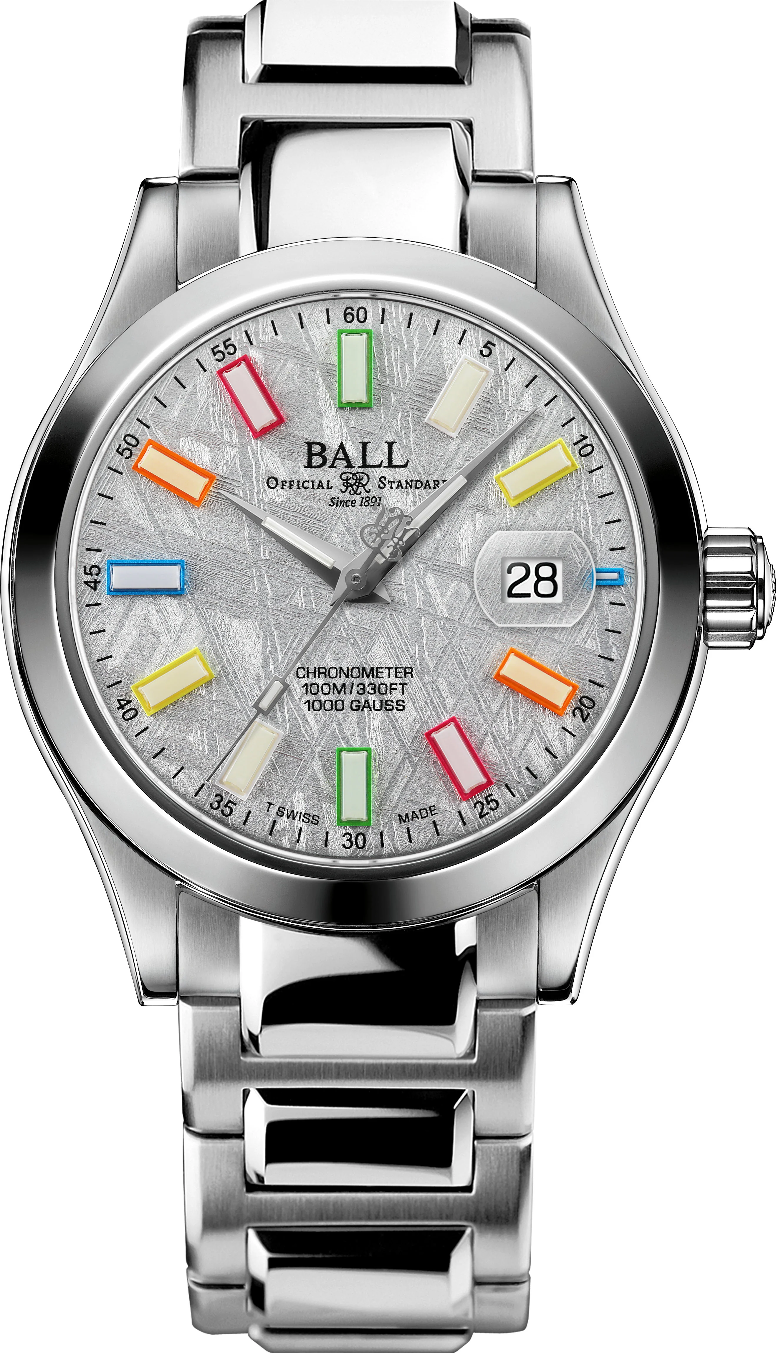 Ball Watch Company Engineer III Marvelight Chronometer Rainbow Watch