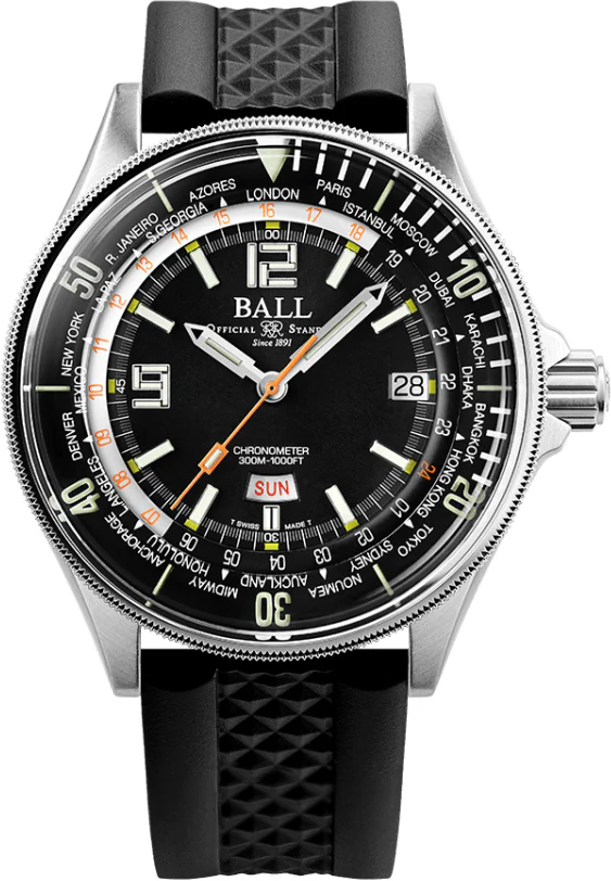 Ball Watch Company Engineer Master II Diver Worldtime Limited Edition Watch