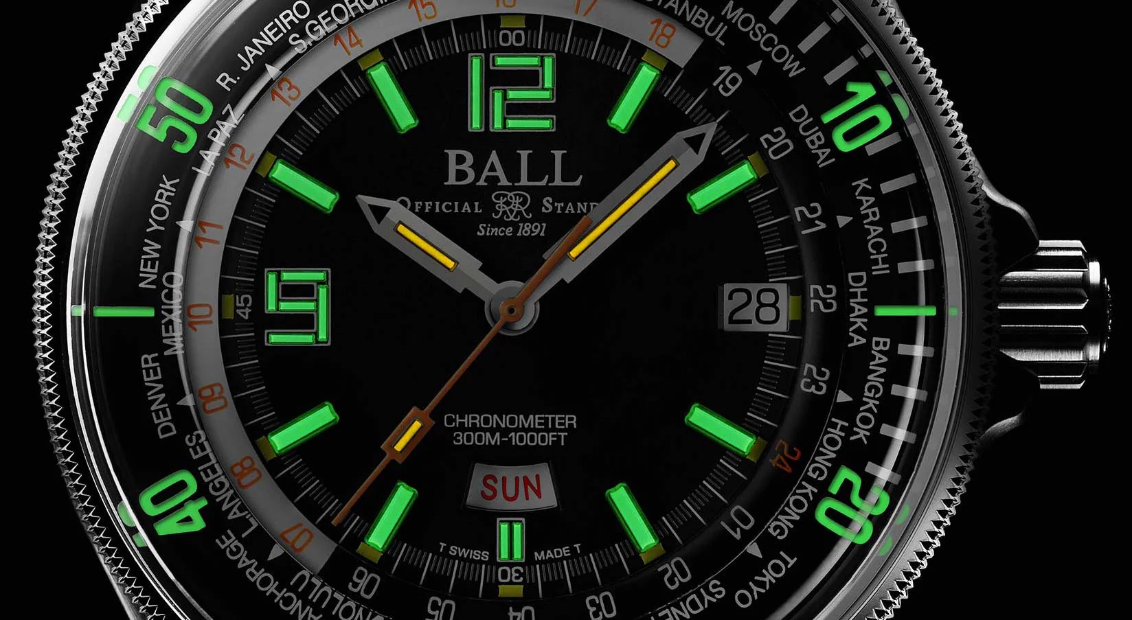 Ball Watch Company Engineer Master II Diver Worldtime Limited Edition Watch - Image 6