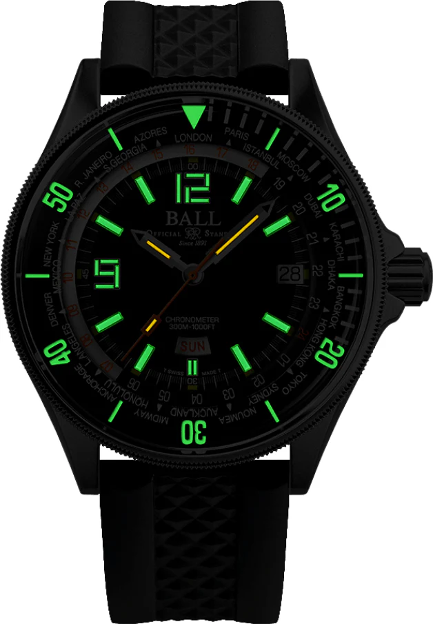 Ball Watch Company Engineer Master II Diver Worldtime Limited Edition Watch - Image 7