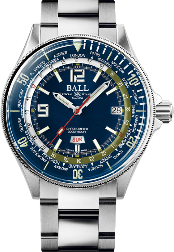 Ball Watch Company Engineer Master II Diver Worldtime Limited Edition Watch