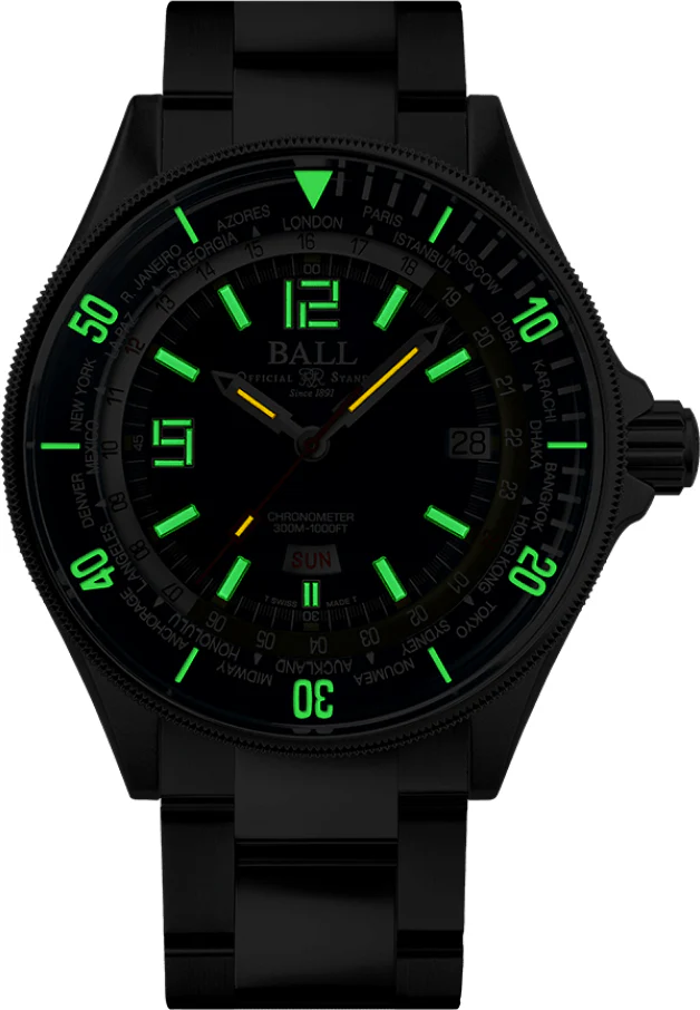 Ball Watch Company Engineer Master II Diver Worldtime Limited Edition Watch - Image 2