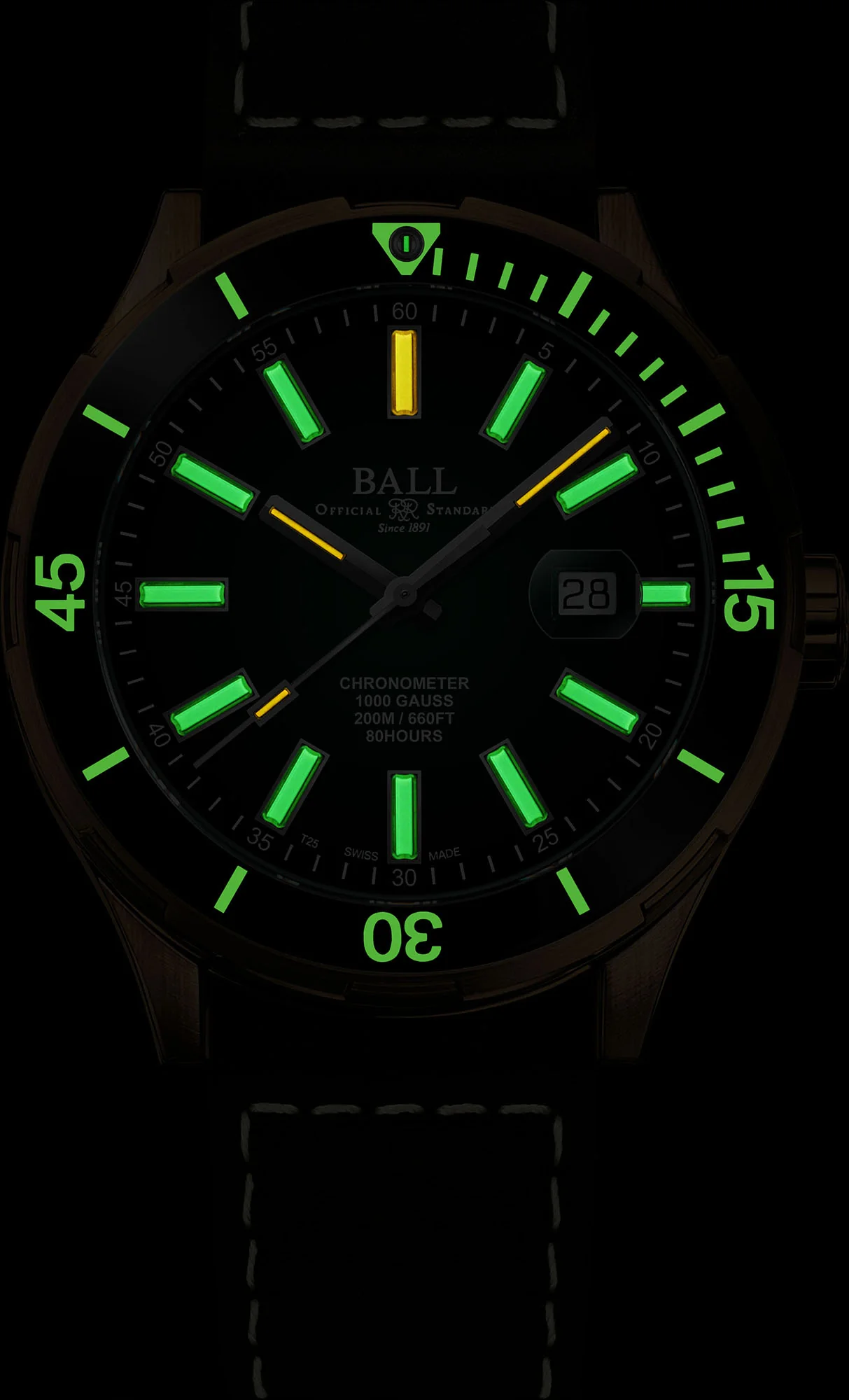 Ball Watch Company Roadmaster M Marvelight Limited Edition Bronze - Image 2