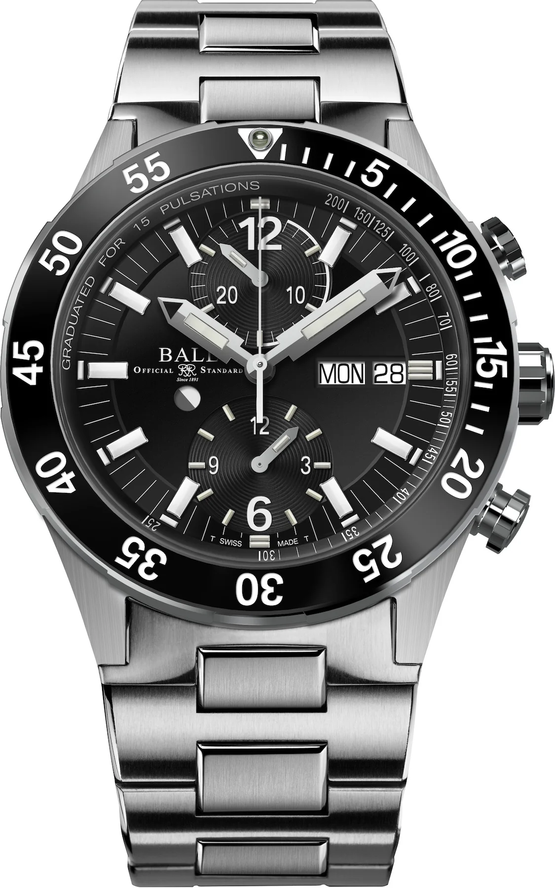 Ball Watch Company Roadmaster Rescue Chronograph Watch