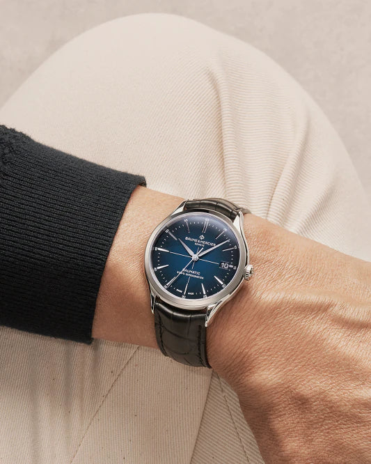 Baume et Mercier Clifton Baumatic Cadran Blue Watch - Image 5