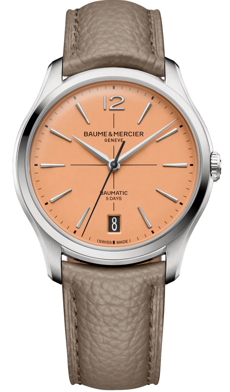Baume et Mercier Clifton Baumatic Salmon Limited Edition Watch - Image 2