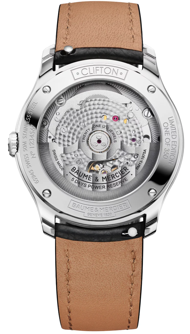 Baume et Mercier Clifton Baumatic Salmon Limited Edition Watch - Image 3
