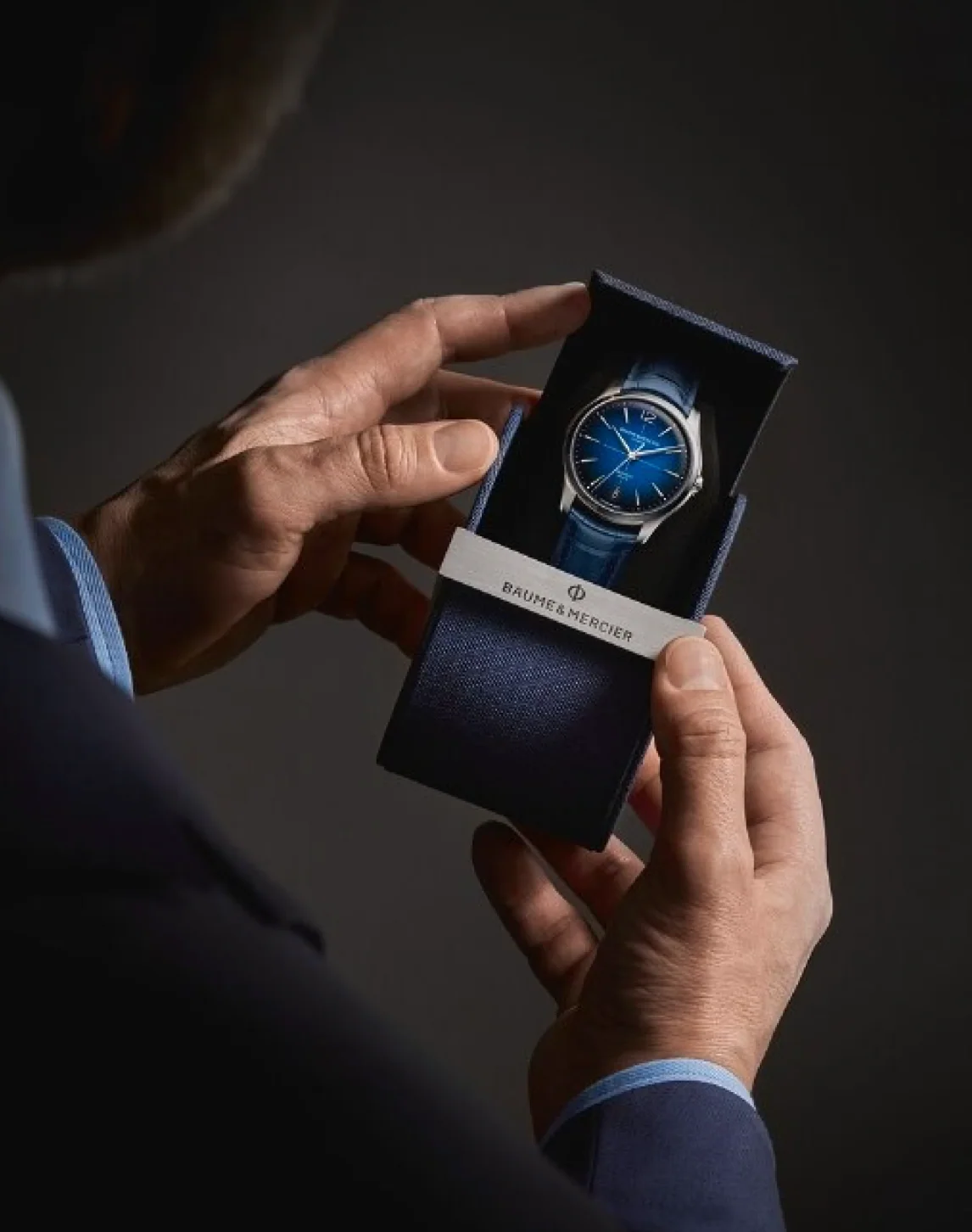 Baume et Mercier Clifton Baumatic Blue Watch - Image 4