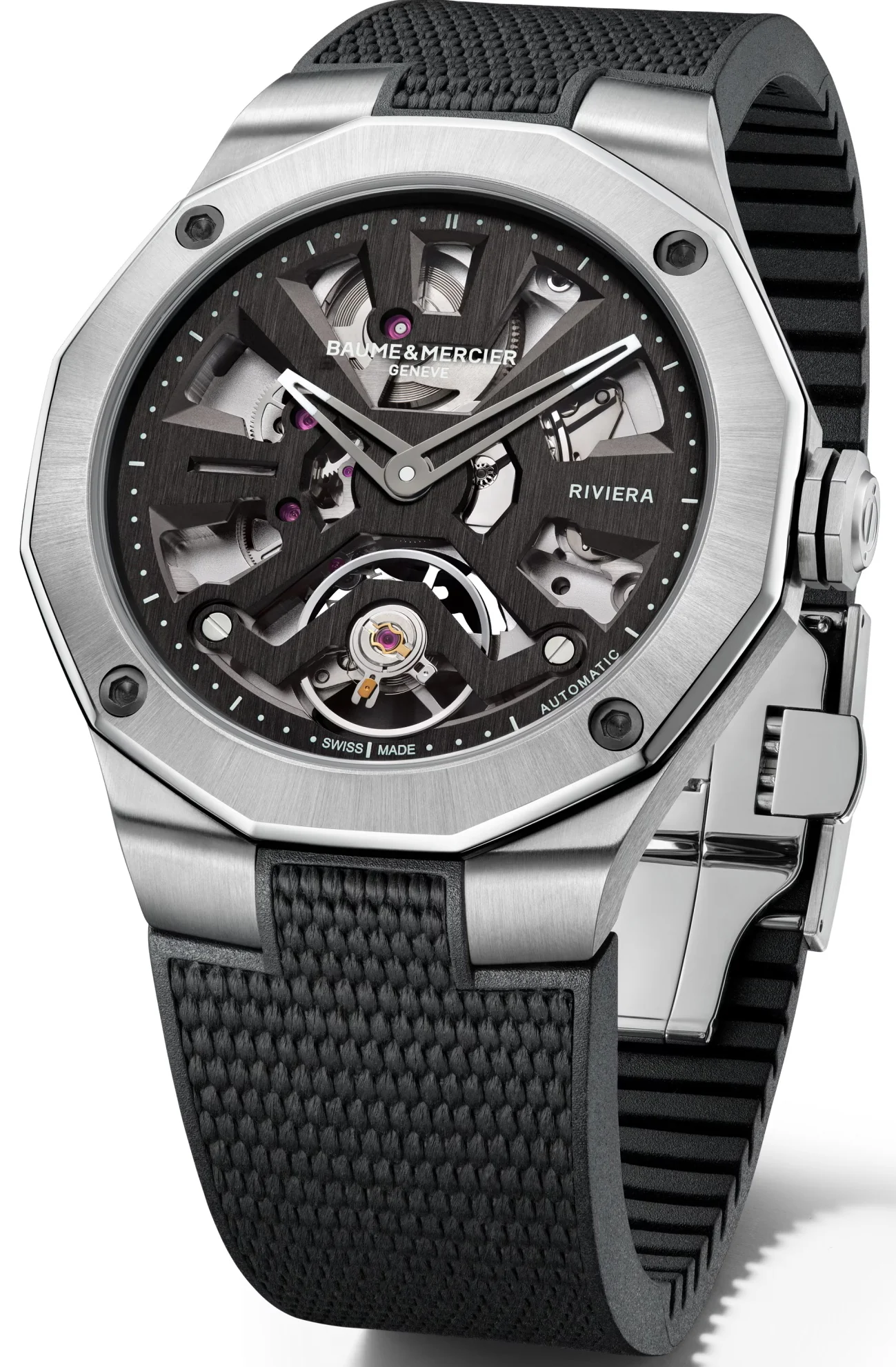 Baume et Mercier Riviera Automatic Skeleton Watch - Image 5